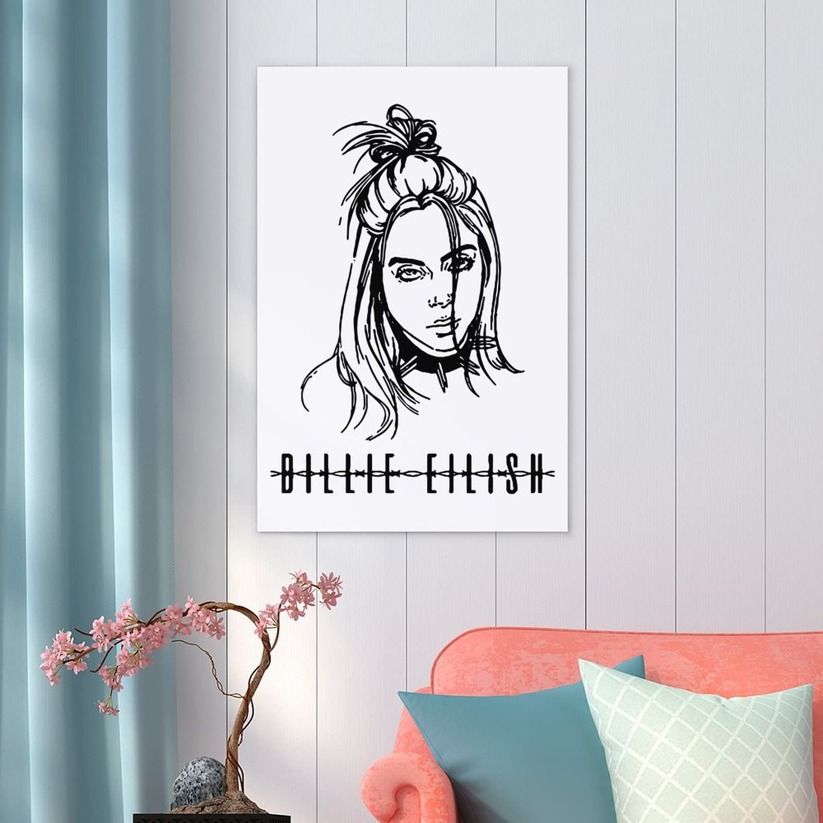 Amazon｜ポスター ウォールステッカー Billie Eilish ビリー・アイ